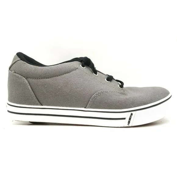 Heelys Shoes Heelys Gray Canvas Casual Lace Up Skating